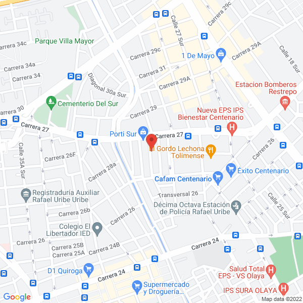 Mapa de Calzado Militar Pulfabi