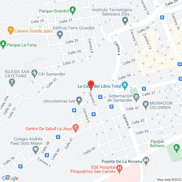 Map of Calzado Nejer