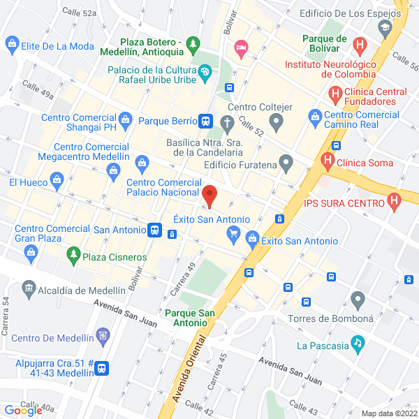 Mapa de Calzado Roishe