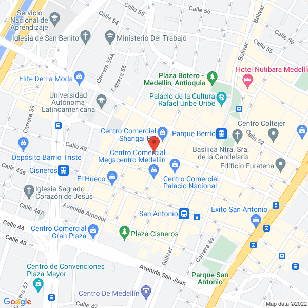 Mapa de Calzado Zavaty