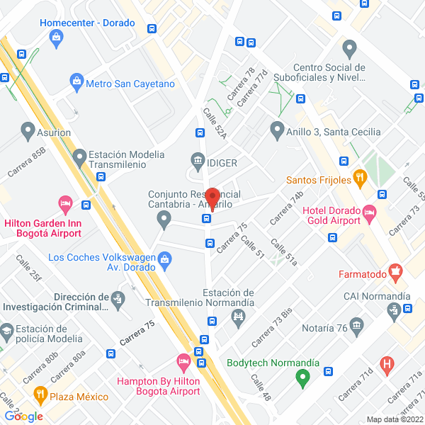Mapa de Bioquímico Pharma S.A.