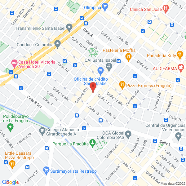 Mapa de Bip Transportes