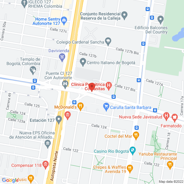 Mapa de Carnes Finas Moncalieri Madrileña