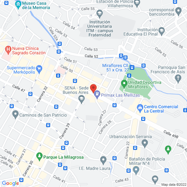 Mapa de Cárnicos San Sebastián