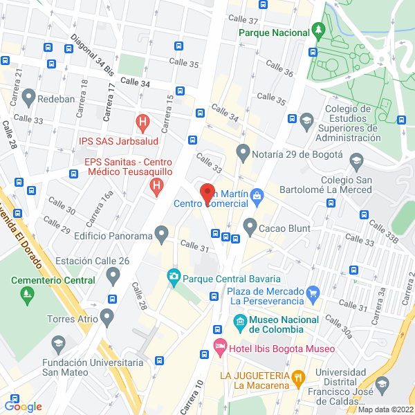 Mapa de Carolina Gaitan S.A.S.