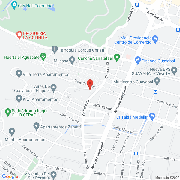 Mapa de Boutique Publicitaria