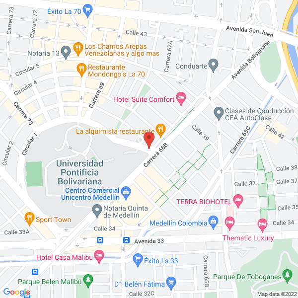 Mapa de Centro De Estética Integral Bamboo