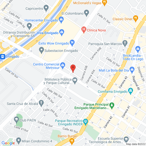 Mapa de Centro De Estética Integral Luz Marina Toro