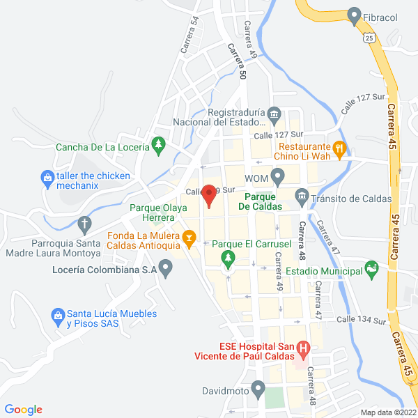 Mapa de Centro De Estetica Marcela Restrepo