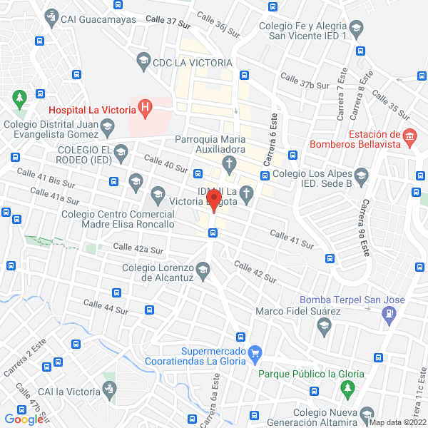 Mapa de Broaster Y Asado Express