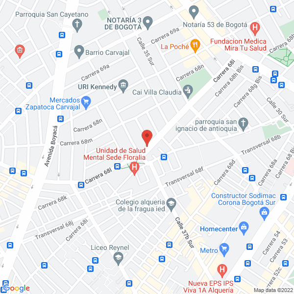 Mapa de Brocemat Ltda