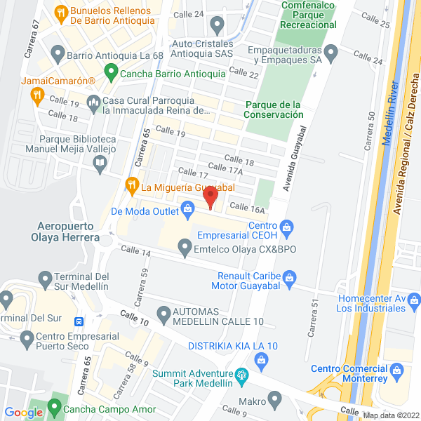 Mapa de Bss Jorge Federico Restrepo