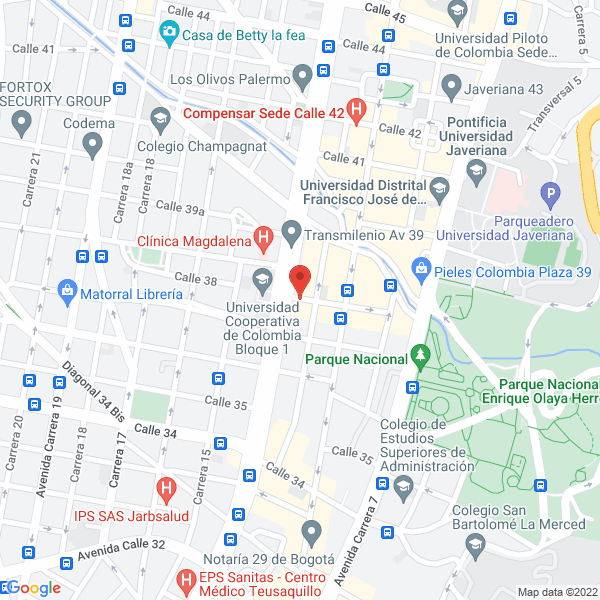 Mapa de Buch Asociados S.A.