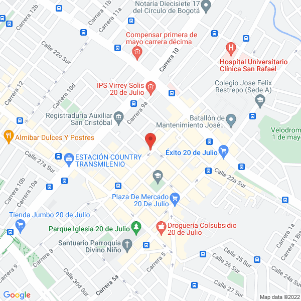 Mapa de Buenísimo Vicentti Trío