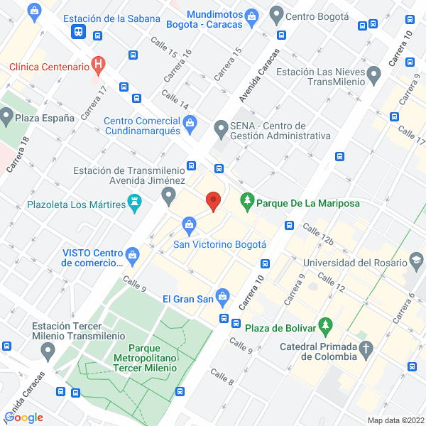 Mapa de Centro Del Balón Deportes