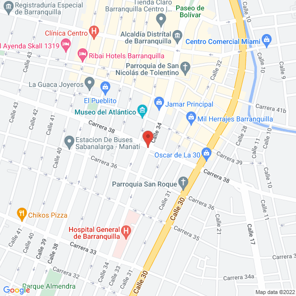 Map of Centro Del Muelle Y Autopartes Ltda.