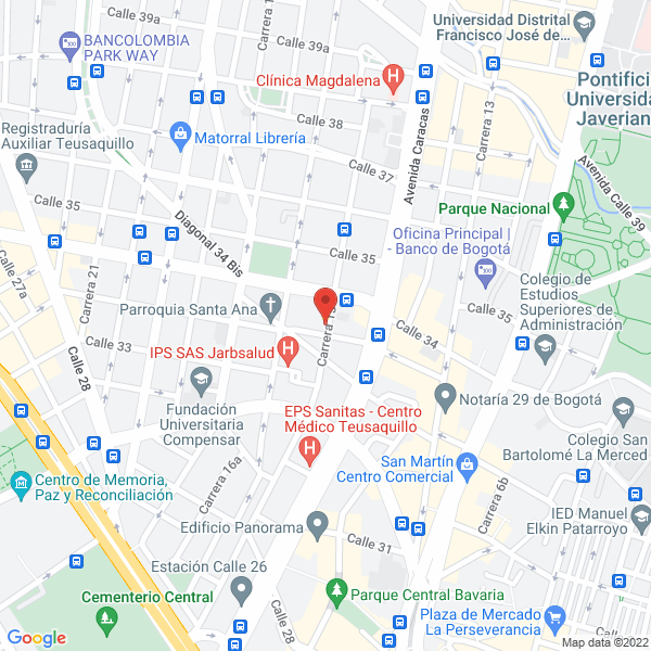 Mapa de Centro Ecografico Cgr Y Cía.
