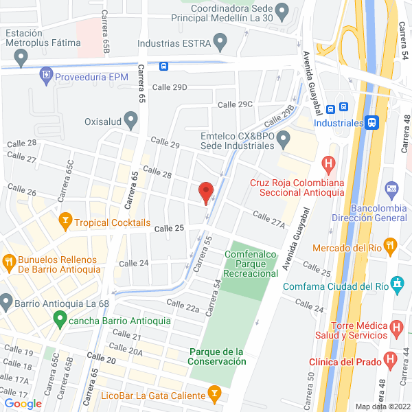 Mapa de Cabañas Centro Veterinario