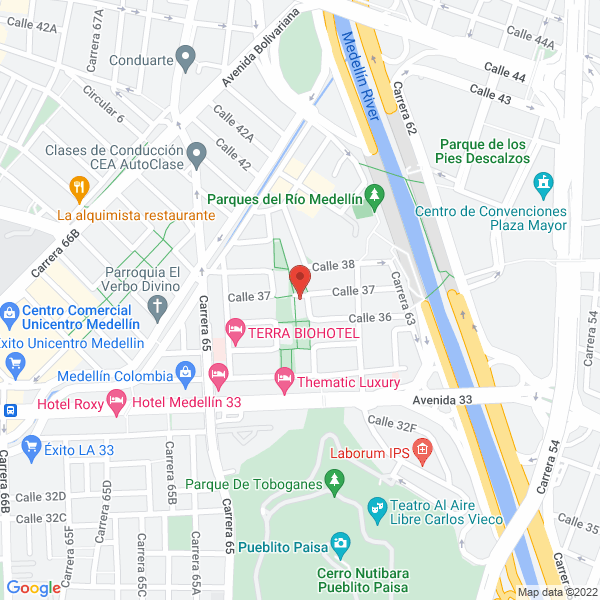 Mapa de Cabañas Chiquilinda