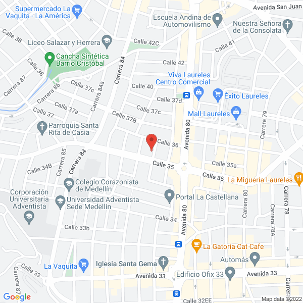 Mapa de Cabañas Los Flamencos