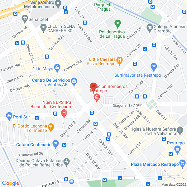 Mapa de Cabeyco Ltda.
