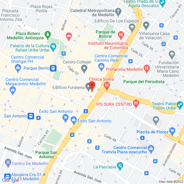 Mapa de Cacarreria Anibal Valencia
