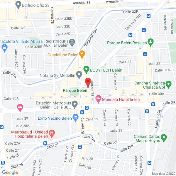 Mapa de Cafetería Doña Tere