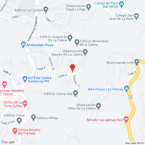 Mapa de Cafetería Donde H