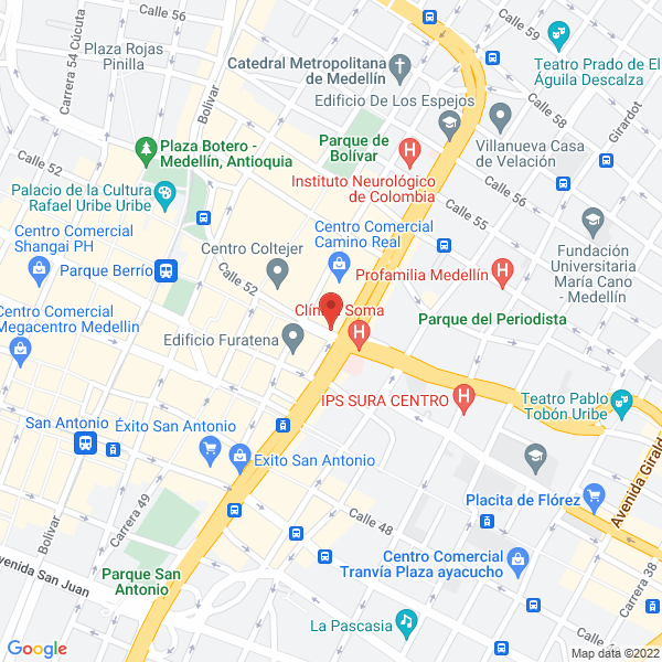 Mapa de Cafeteria Restaurante Palmor