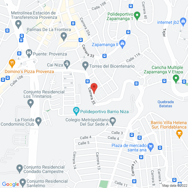 Map of Camargo Rodriguez Jose Del Carmen