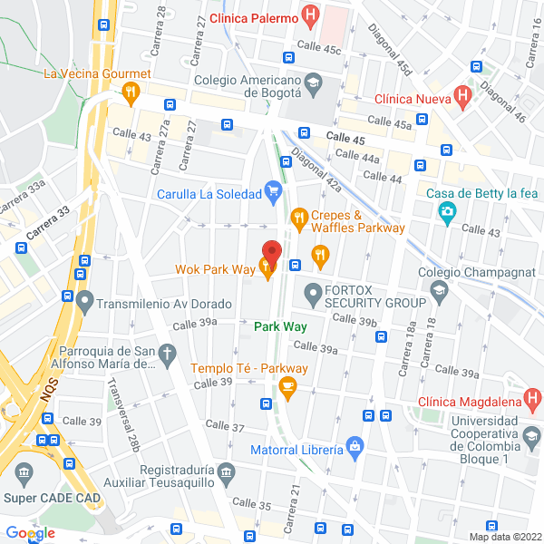 Mapa de Camelo Romero Asociados S.A.S.