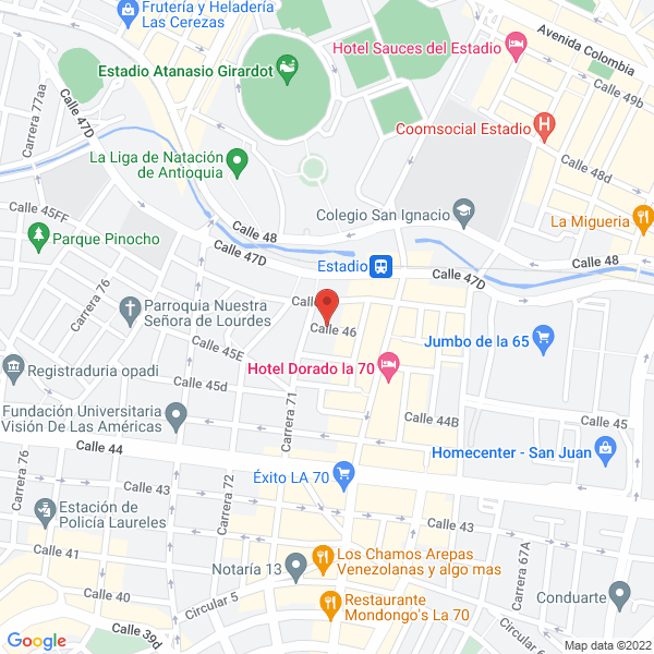 Mapa de Caminos De Colombia Promotora Y Guias Turísticas E.U.