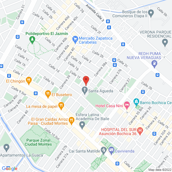 Mapa de Campo Cortés Claudia Rocío