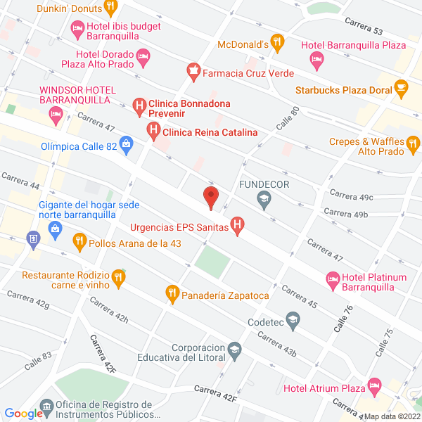Map of Care Dental
