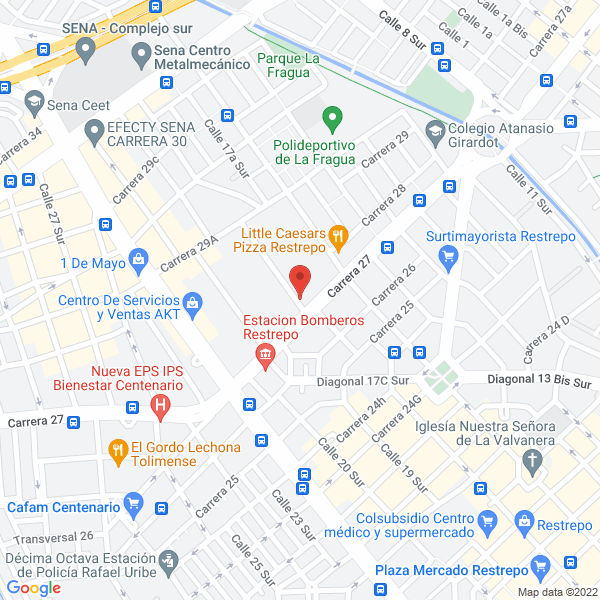 Mapa de Carrocerias Atlas Industrial