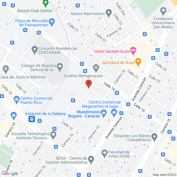 Mapa de Carteles Universal
