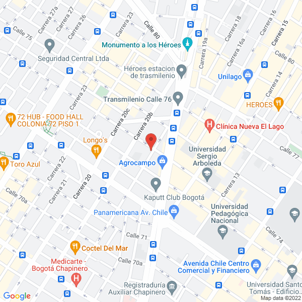 Mapa de Casa Grooming