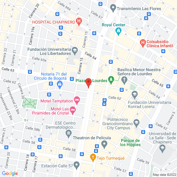 Mapa de Restaurante G Y G