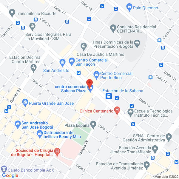 Mapa de Casa Plastica S.A.S.