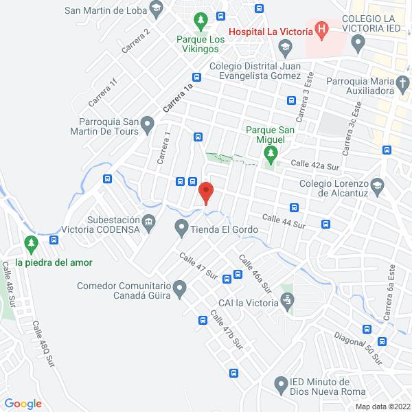 Mapa de Casa Pomodori