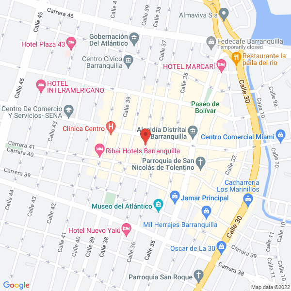 Map of Casa Prada