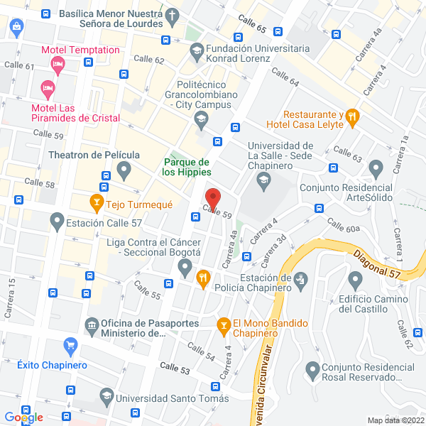 Mapa de Casa Rosa Postres Y Tortas