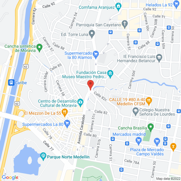 Mapa de C.I Intimagen Ltda