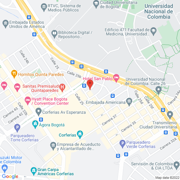 Mapa de Central De Reservas Nuevo Dorado Sas