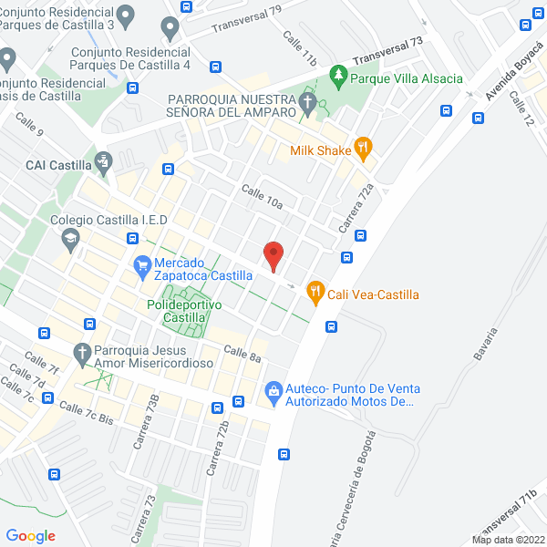 Mapa de Café Bar Bartolome De Castilla