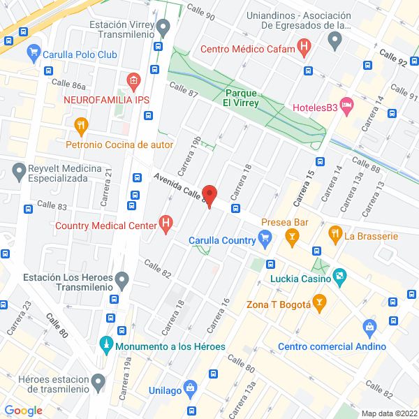 Mapa de Cafe Internet J & R