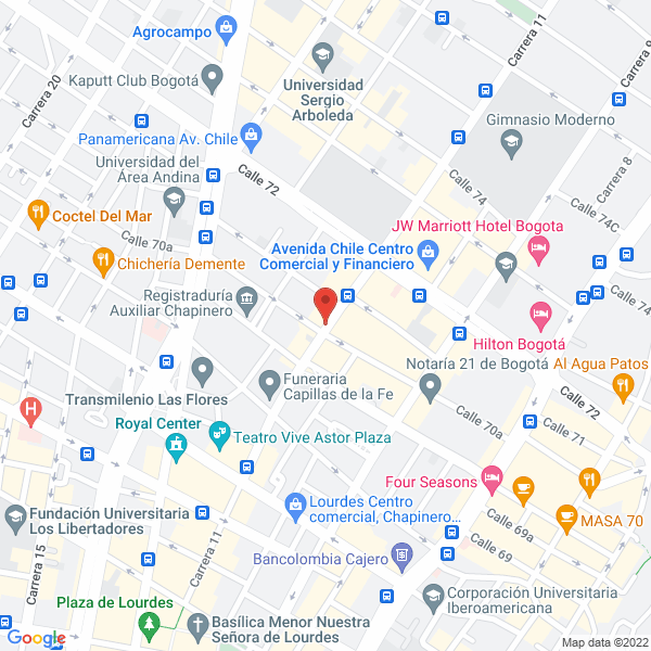 Mapa de Café Passion