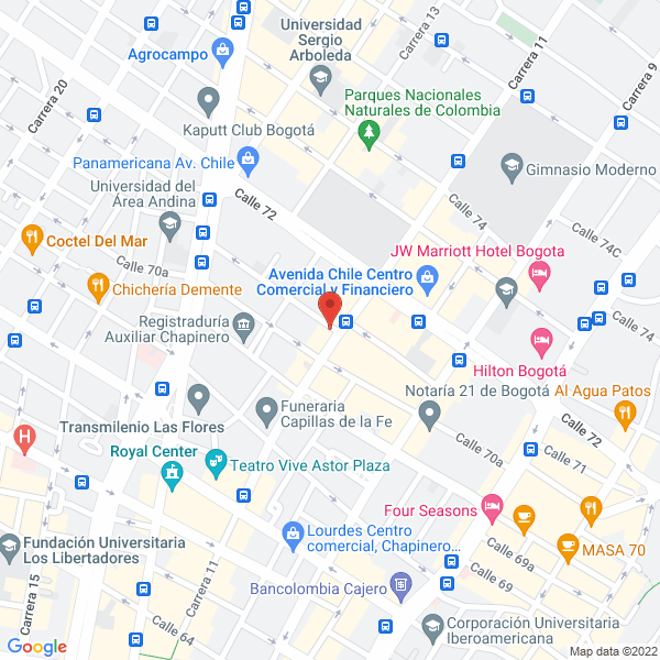 Mapa de Café Tomate Bar
