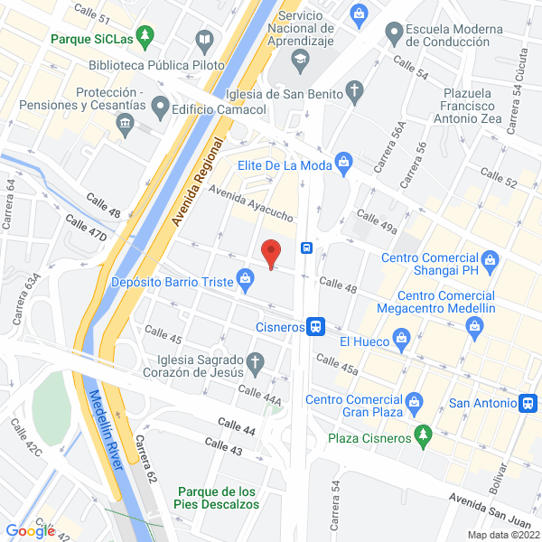Mapa de Cafetería El Halcón Gris
