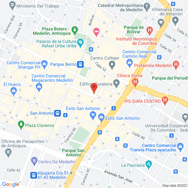 Mapa de Cafetería El Nogal